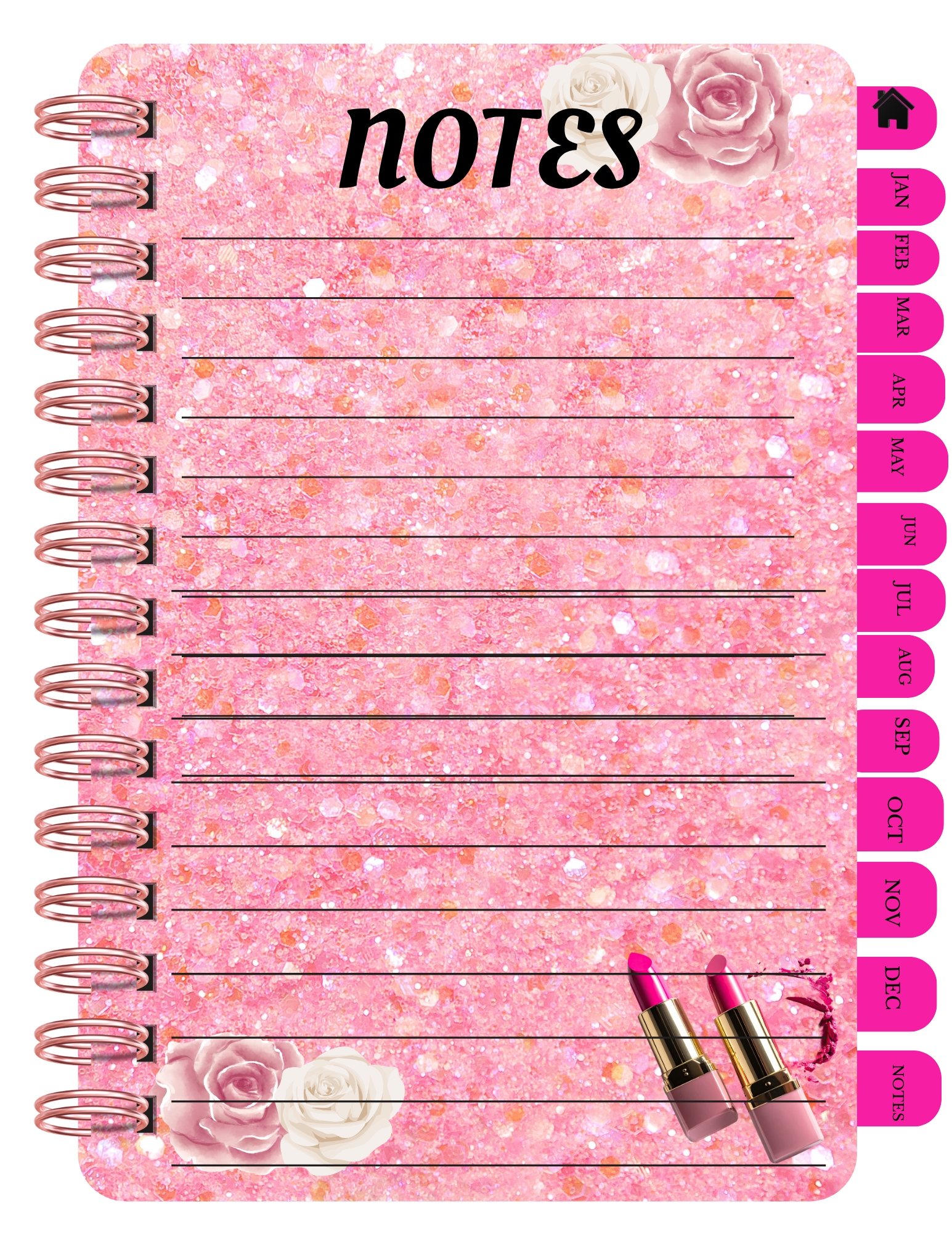 Pink Flame Success Planner