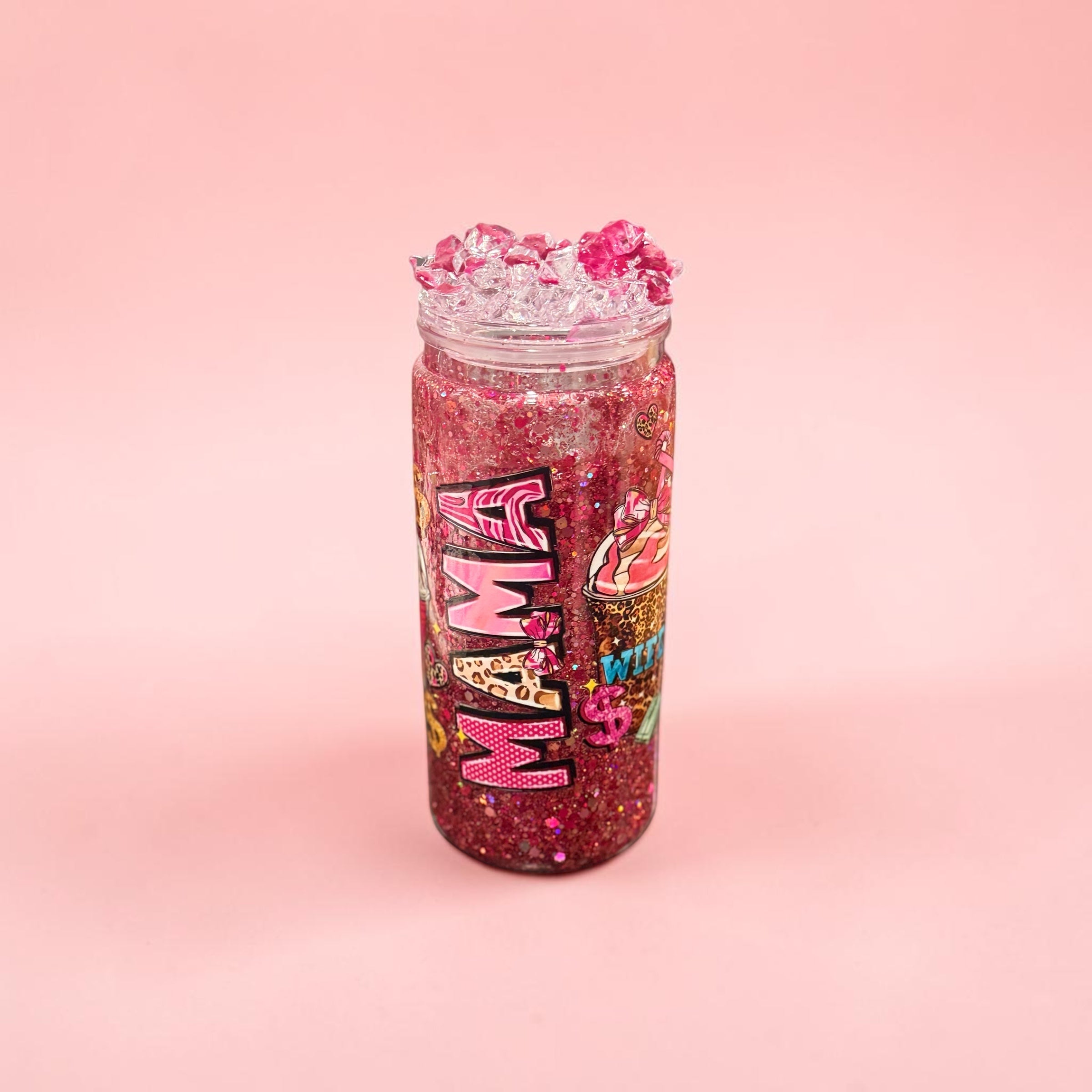 Custom 20 oz. Snow globe tumbler