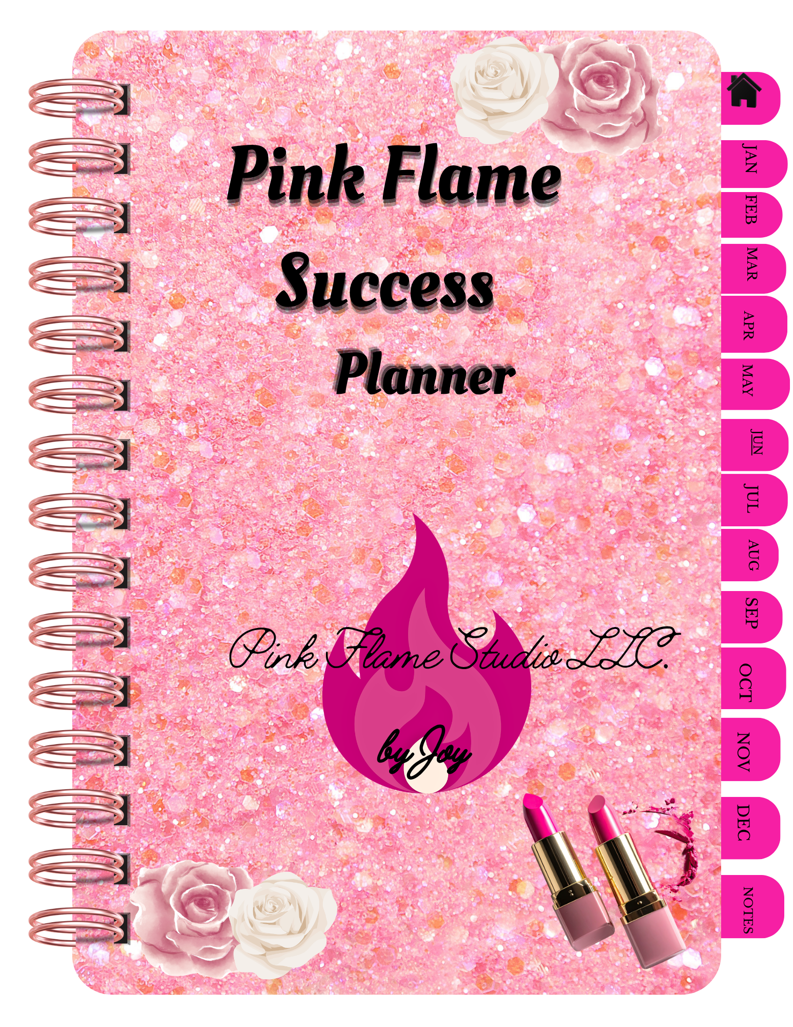 Pink Flame Success Planner