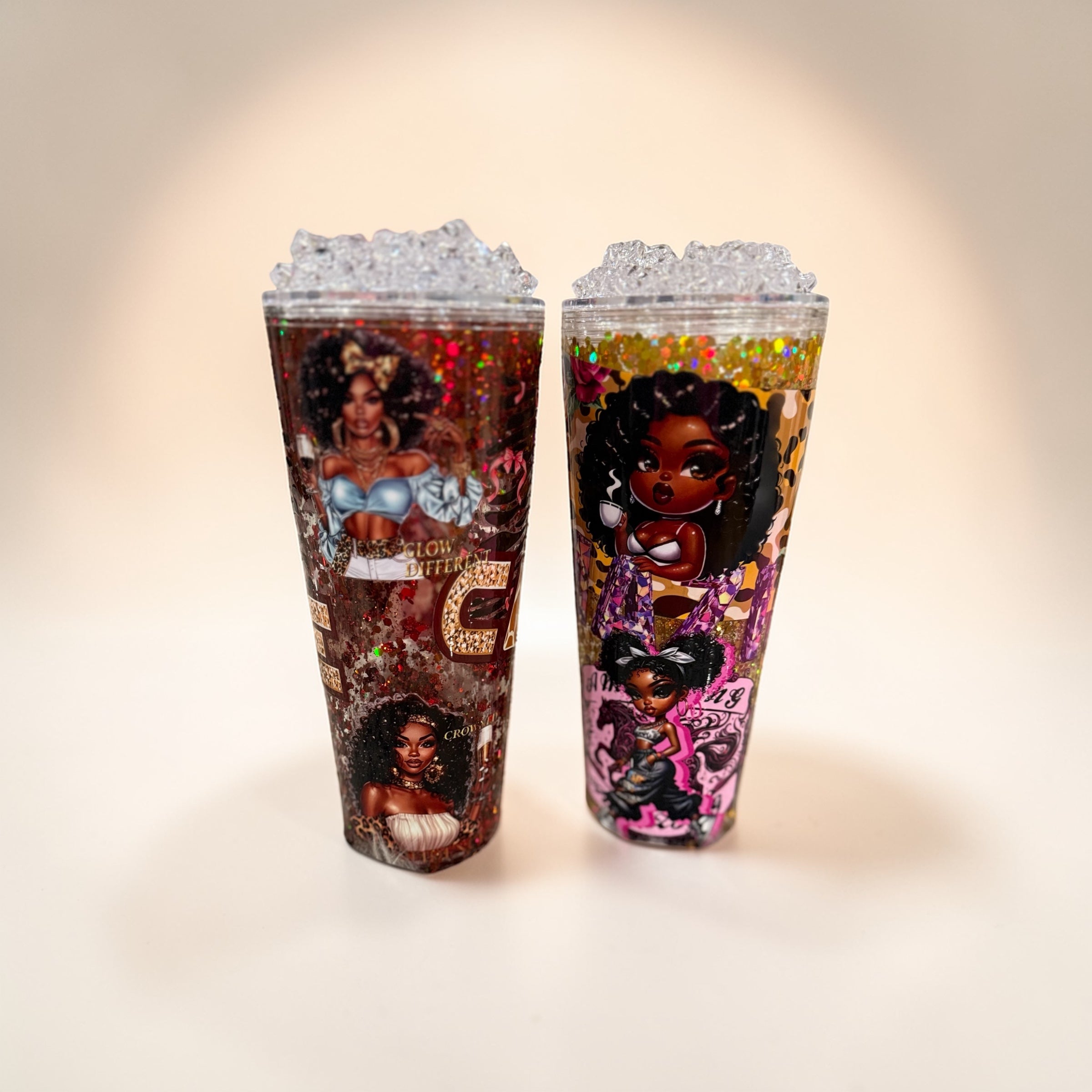 24 oz snow globe tumblers